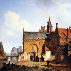 Fantasy cityview of Maassluis